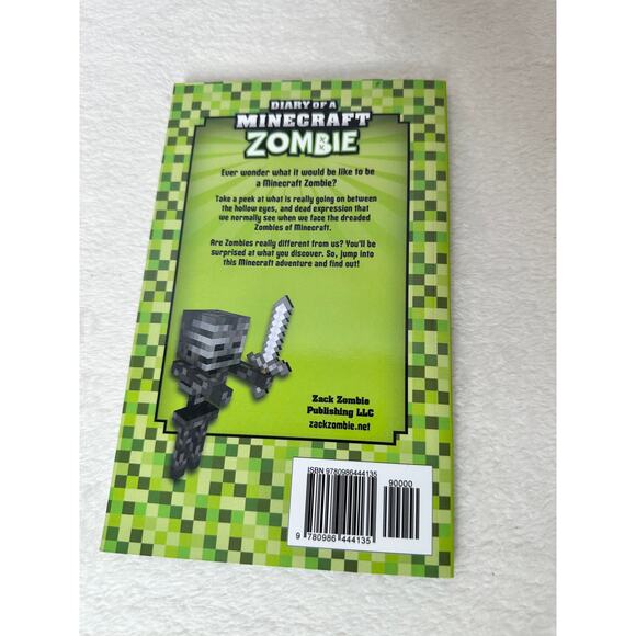 4 Book Set of Diary of a Minecraft Zombie Books by Zack Zombie Paperback - Picture 3 of 9